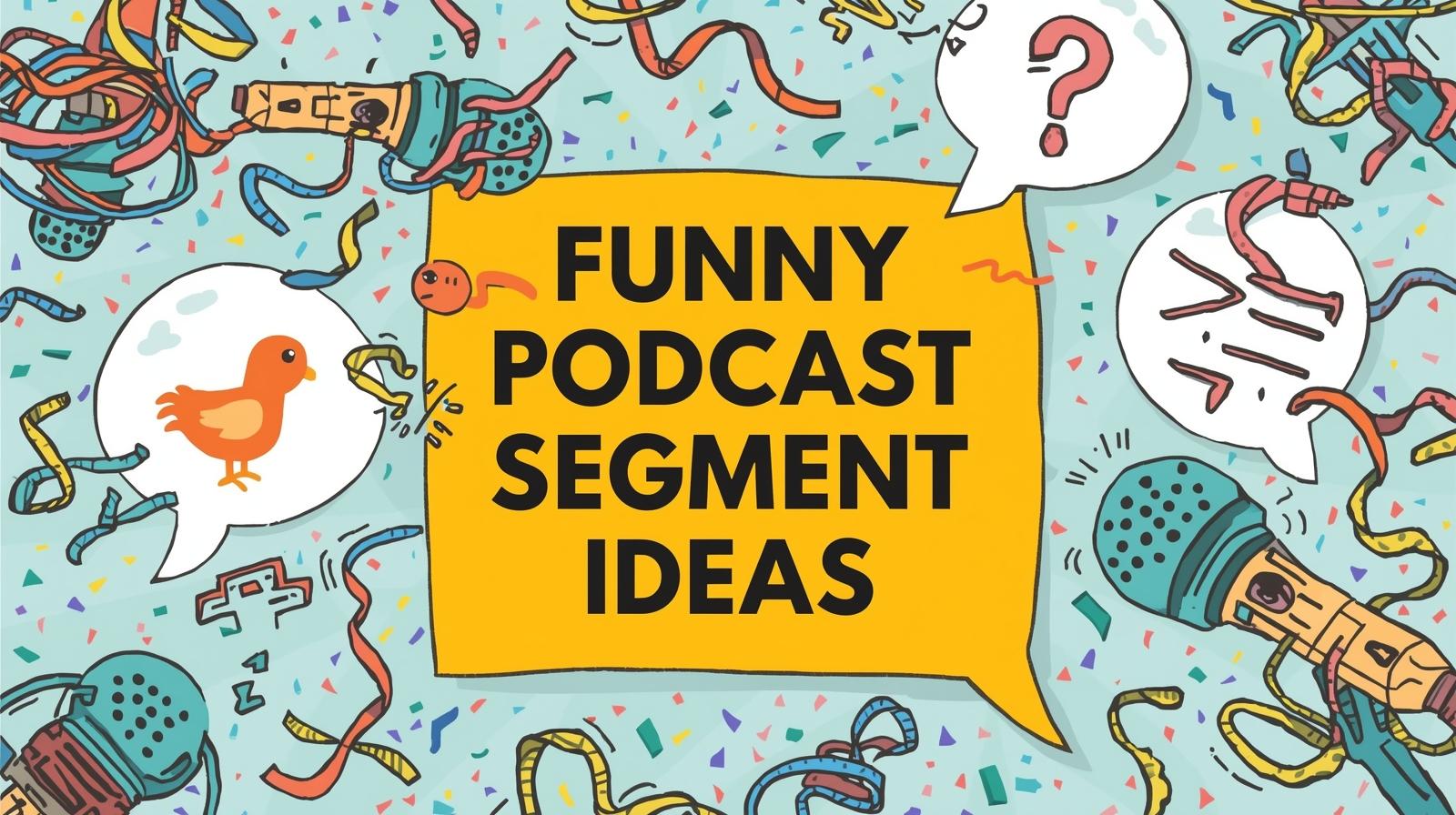 27 Funny Podcast Segment Ideas Your Audience Will Love